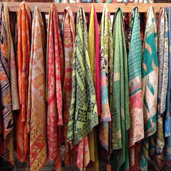 Unique Kantha Fabrics from India