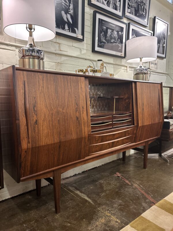 Danish Rosewood Mid Century Highboard