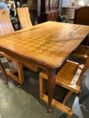 Parquet Dining Table