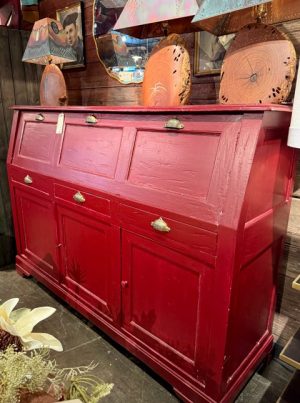 Gorgeous Red Storage Cabinet