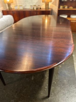 Danish Extending Rosewood Dining Table by Skovmand & Andersen