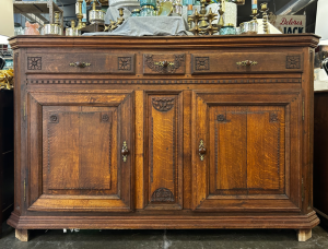 Antique Oak Server